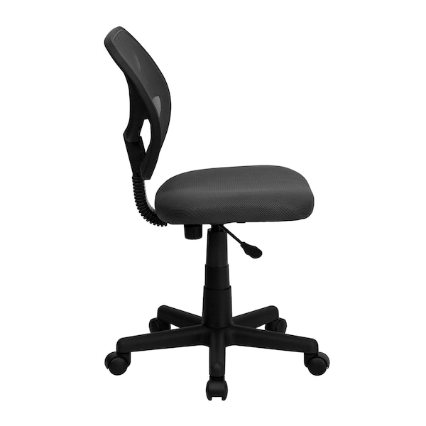 Flash Furniture Mesh Task Chair, 15-1/2" to 19-1/2", Gray - WA-3074-GY-GG