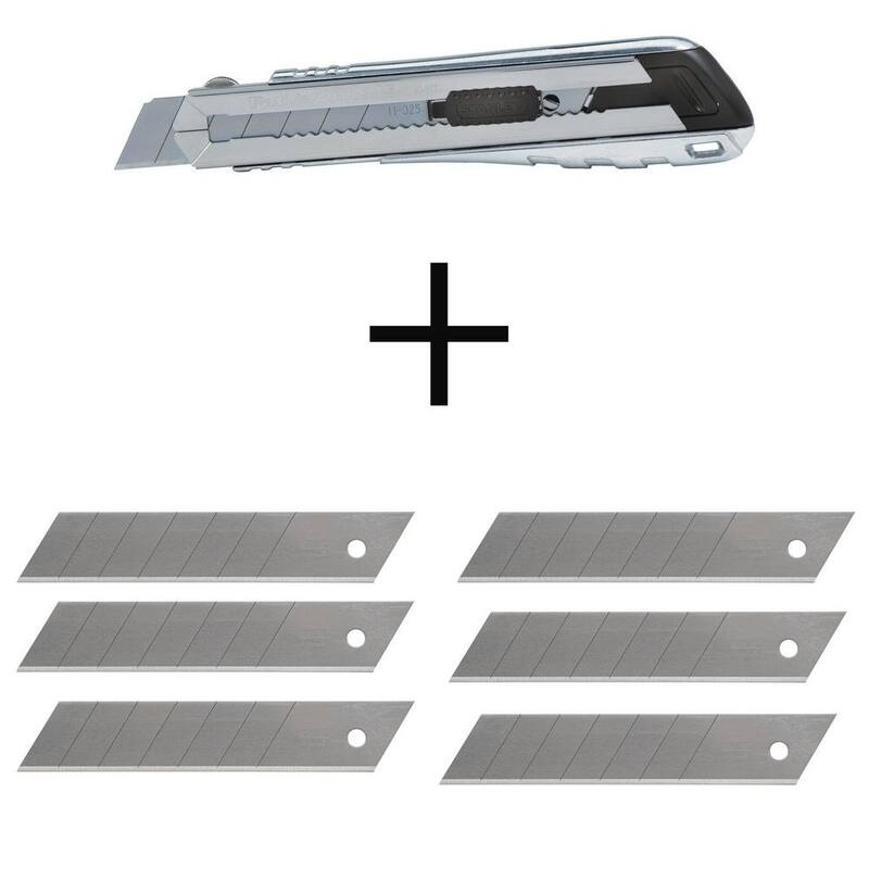 Stanley 25 mm Xtreme Snap-Off Knife with 25 mm Heavy-Duty Snap-Off Blades (20 piece) - 10-81711-325TX2