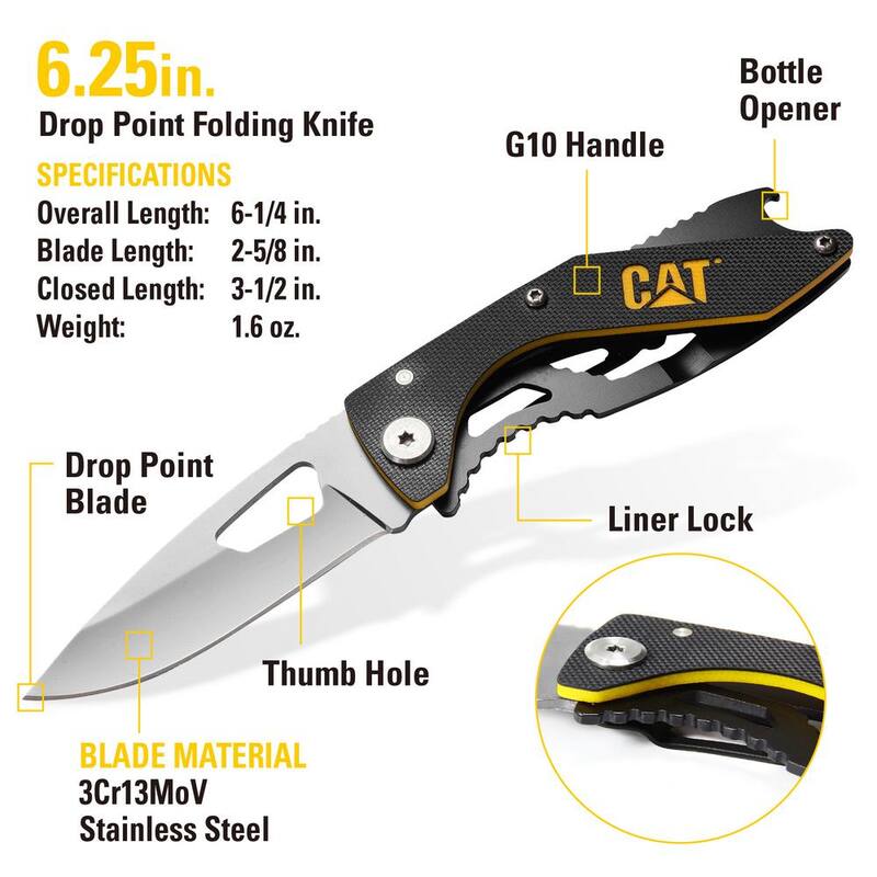 CAT 13-in-1 Multi-Tool and Pocket Knives Gift Box Set (3-Piece) - 240126