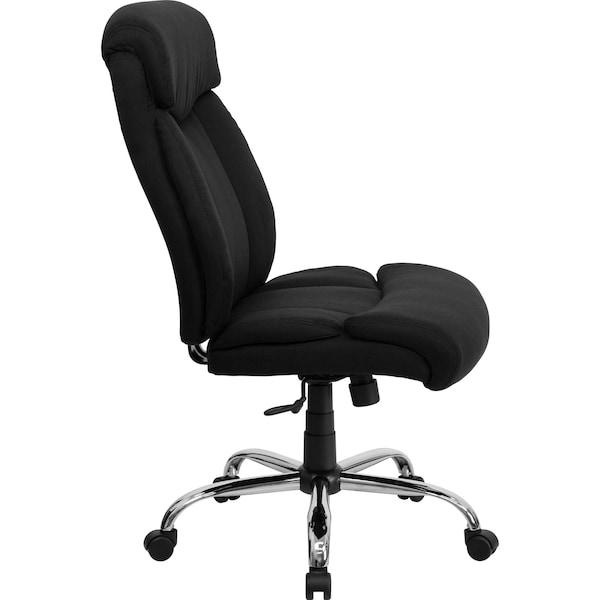 Flash Furniture Executive Chair, Black Seat, Fabric Back - GO-1235-BK-FAB-GG