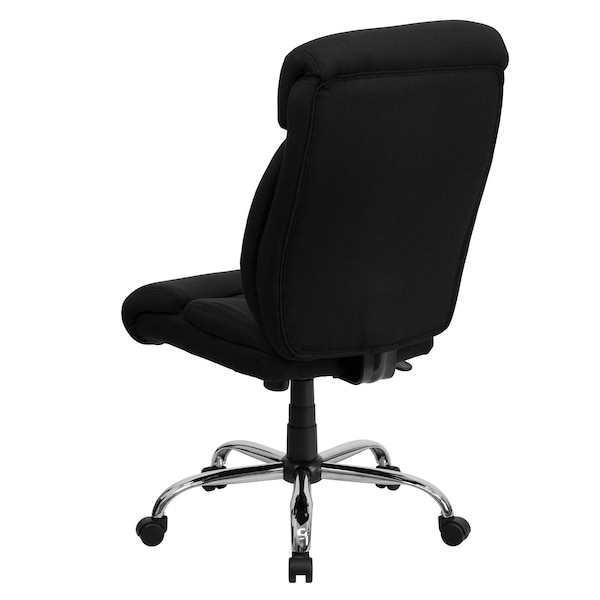 Flash Furniture Executive Chair, Black Seat, Fabric Back - GO-1235-BK-FAB-GG
