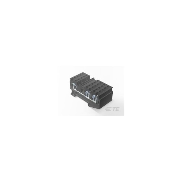 Te Connectivity 4 Mm 2 Wire 1 In 2 Out Spring Clamp Type Terminal Block - 2271560-5