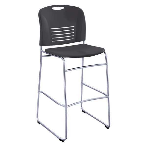 Safco Vy Bistro Chair, Black Back, 18 in W 22" L 45" H - 4295BL