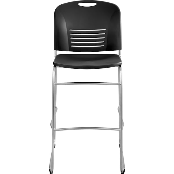 Safco Vy Bistro Chair, Black Back, 18 in W 22" L 45" H - 4295BL