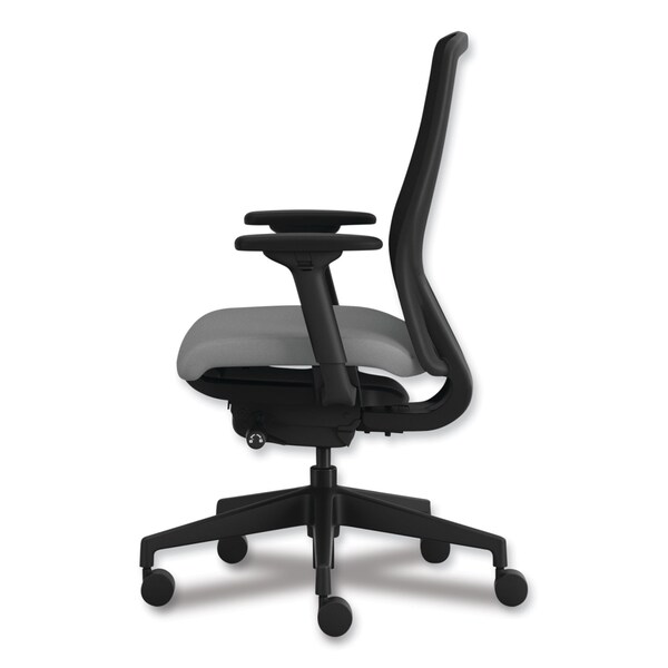Hon Nucleus Series Recharge Task Chair, 16.63 to 21.13 Seat Height, Frost Seat, Black Back, Black Base - HONNR12SAMC22BT
