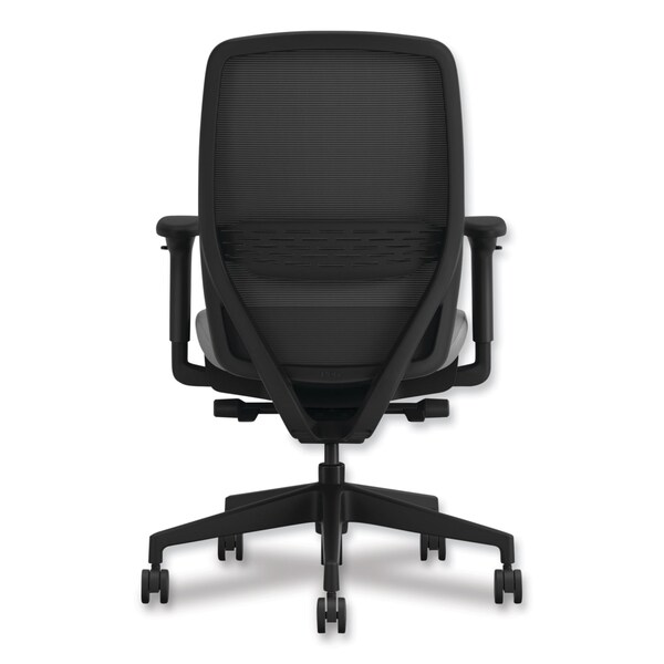 Hon Nucleus Series Recharge Task Chair, 16.63 to 21.13 Seat Height, Frost Seat, Black Back, Black Base - HONNR12SAMC22BT