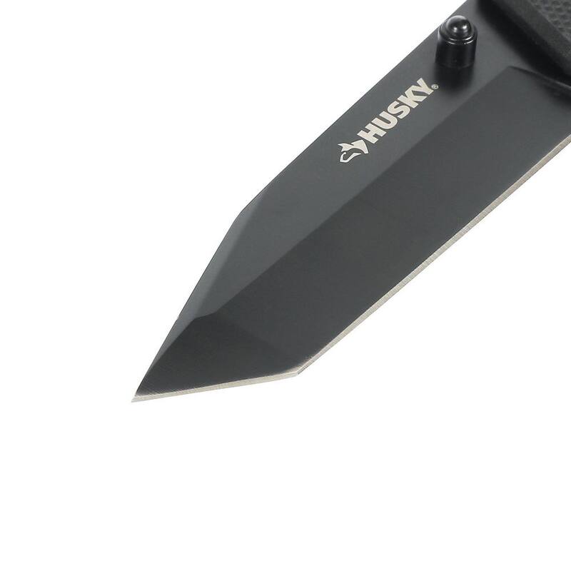 Husky 4 in. Folding Knife with Nylon Handle (2-Pack) - 90662