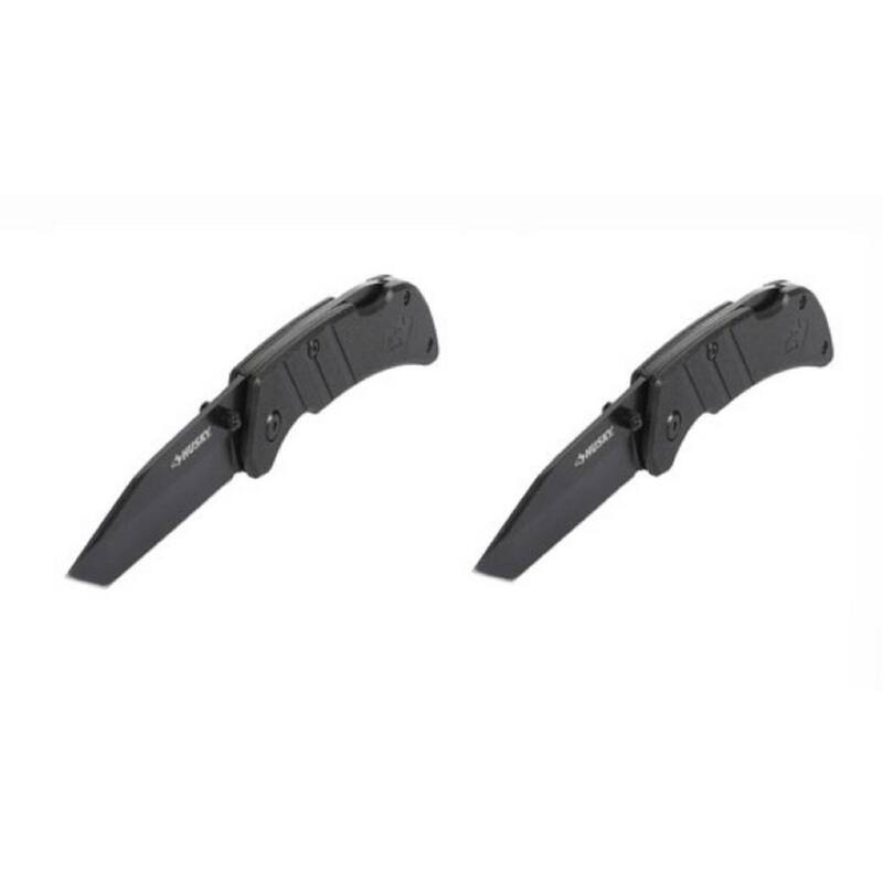 Husky 4 in. Folding Knife with Nylon Handle (2-Pack) - 90662