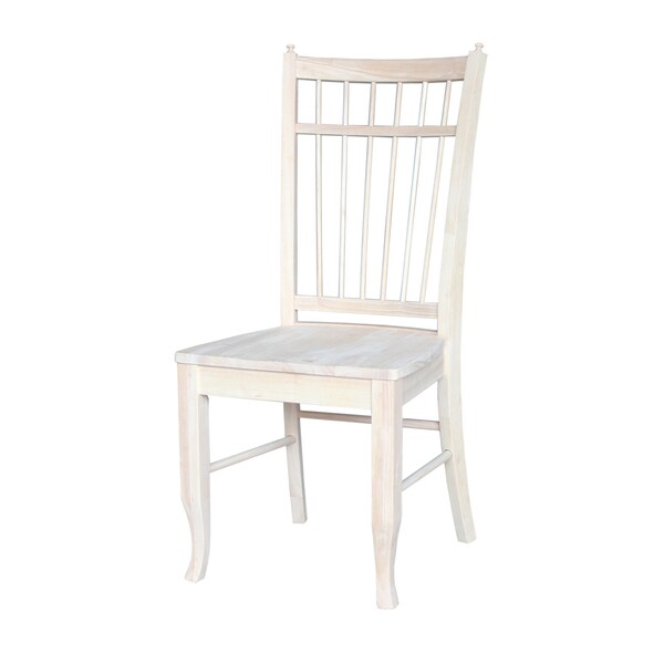 International Concepts Seat of 2 Birdcage Chairs, Unfinished - C-18P