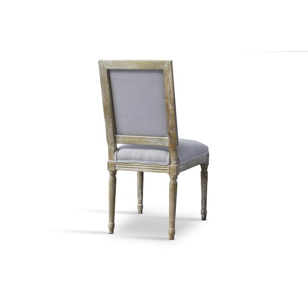 Baxton Studio Clairette Wood Traditional French Accent Chair - 110-6012