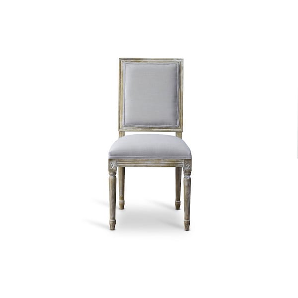 Baxton Studio Clairette Wood Traditional French Accent Chair - 110-6012