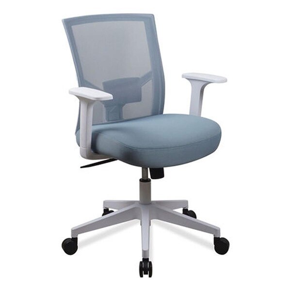 Kd Vestidor 39.72 x 27.72 x 27.8 in. Mesh Back Fabric Task Chair, Blue - KD3201023