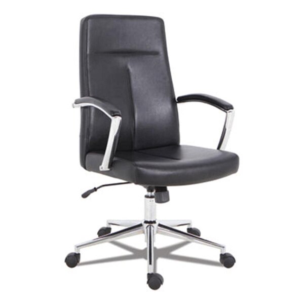 Kd Vestidor 40.12 x 25.39 x 26.06 in. Leather Task Chair, Black - KD3742952