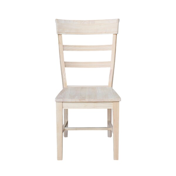 International Concepts Set of 2 Hammerty Chairs, Unfinished - C-36P