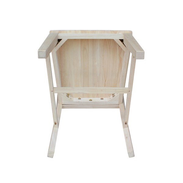 International Concepts Set of 2 Hammerty Chairs, Unfinished - C-36P