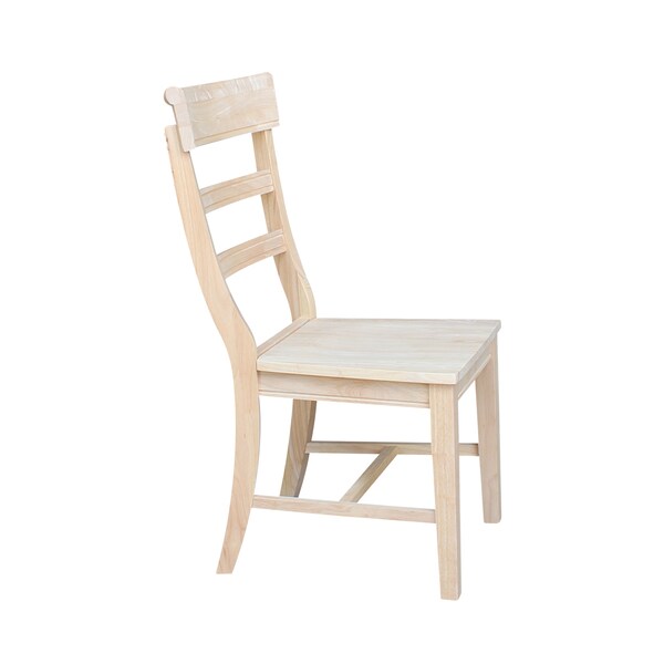 International Concepts Set of 2 Hammerty Chairs, Unfinished - C-36P