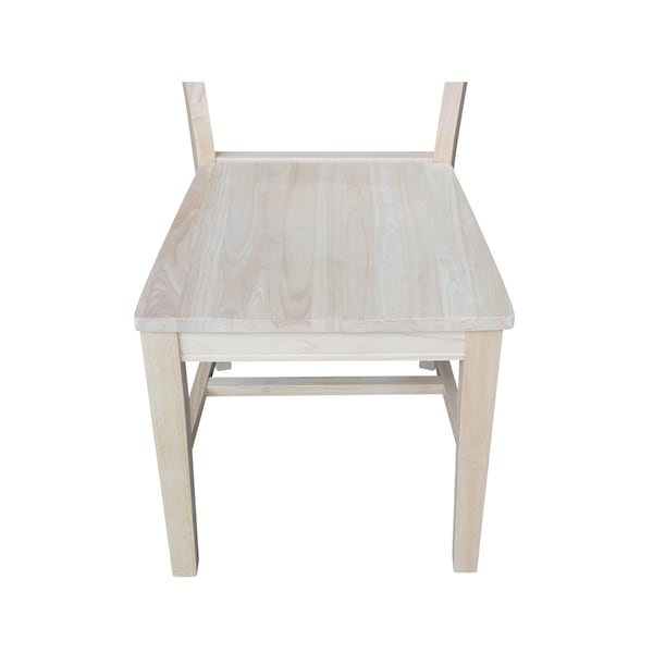 International Concepts Set of 2 Hammerty Chairs, Unfinished - C-36P