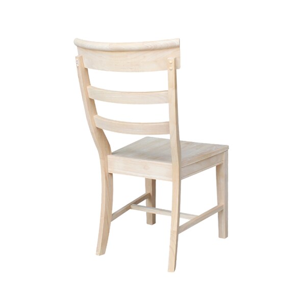 International Concepts Set of 2 Hammerty Chairs, Unfinished - C-36P