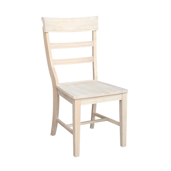 International Concepts Set of 2 Hammerty Chairs, Unfinished - C-36P