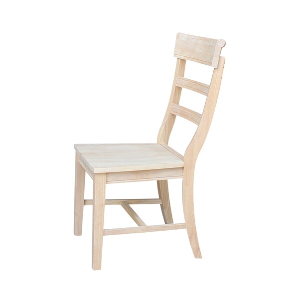 International Concepts Set of 2 Hammerty Chairs, Unfinished - C-36P