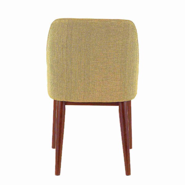 Lumisource Tintori Dining Chair in Green Fabric, PK 2 - CHR-TNT GN+BN2