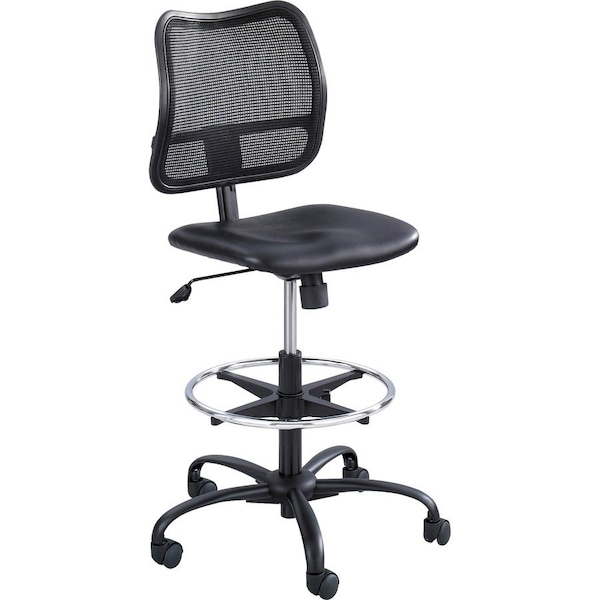 Safco CHAIR, EXTENDED HT VIN, BK - SAF3395BV
