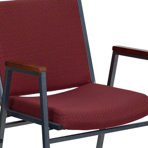 Flash Furniture Fabric Stack Armchair, Burgundy - XU-60154-BY-GG