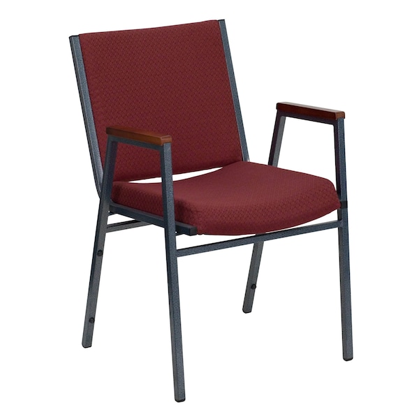 Flash Furniture Fabric Stack Armchair, Burgundy - XU-60154-BY-GG