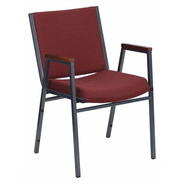 Flash Furniture Fabric Stack Armchair, Burgundy - XU-60154-BY-GG