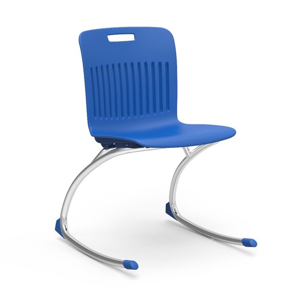 Virco Analogy Series 18" Rocker Chair, 5th Grade - Adult - Cobalt Blue - ANROCK18