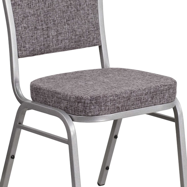 Flash Furniture Gray Fabric Banquet Chair - 4-FD-C01-S-12-GG