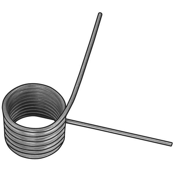 Zoro Select Torsion Spring, 270 Deg, 0.556OD, PK6 - 3HPK1