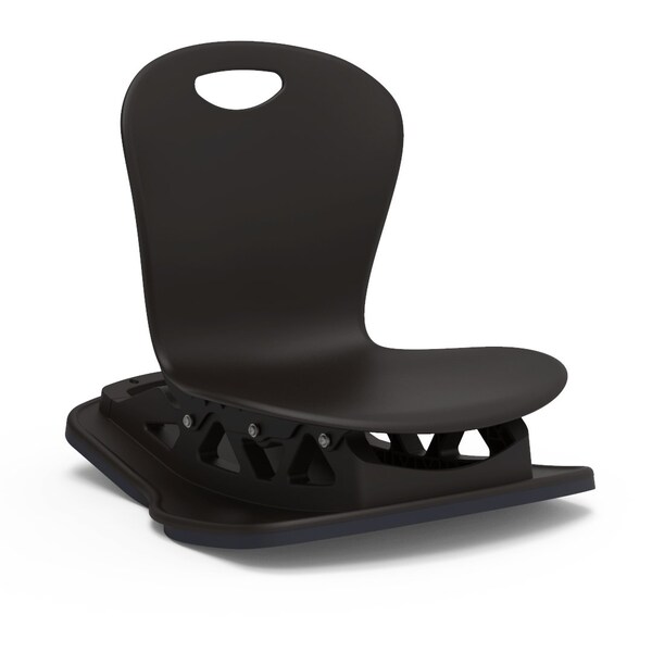 Virco ZUMA Series Floor Rocker, 5th Grade - Adult - Black Seat - ZFLROCK18