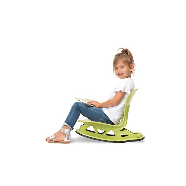 Virco ZUMA Series Floor Rocker, 5th Grade - Adult - Black Seat - ZFLROCK18