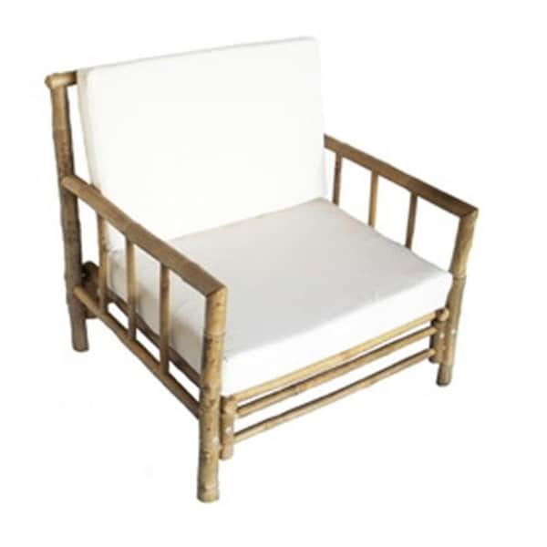 Bamboo Bamboo 5855 Chai Chair with Cushion; 30 x 32 x 32 in. - 5855