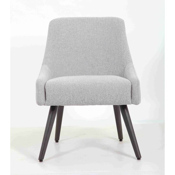 Boss Office Products Deluxe Comfort 4 Leg Pull Up Desk Chair  Gray Fabric - B579-GY