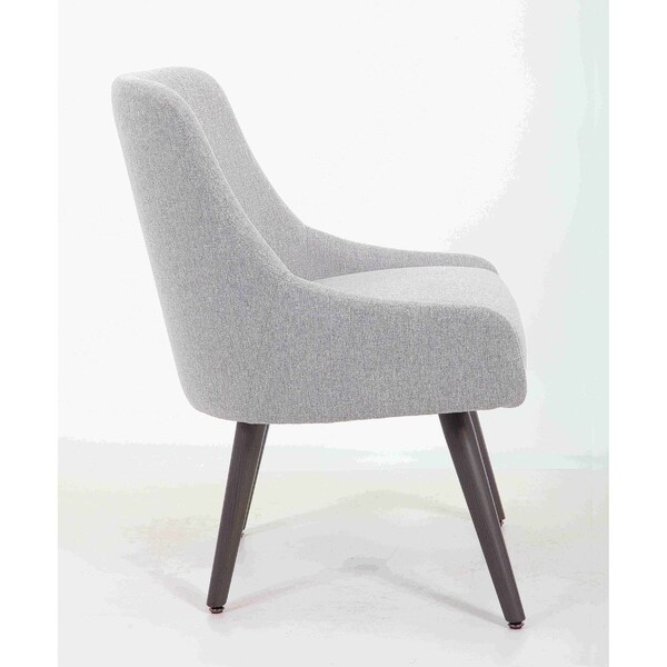 Boss Office Products Deluxe Comfort 4 Leg Pull Up Desk Chair  Gray Fabric - B579-GY
