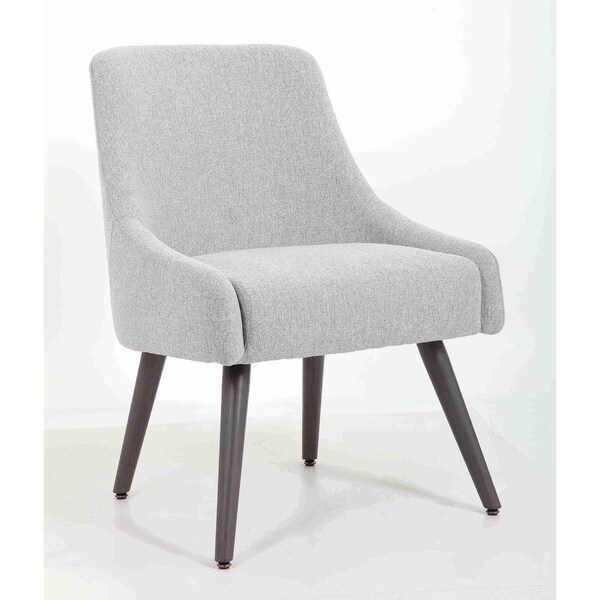 Boss Office Products Deluxe Comfort 4 Leg Pull Up Desk Chair  Gray Fabric - B579-GY