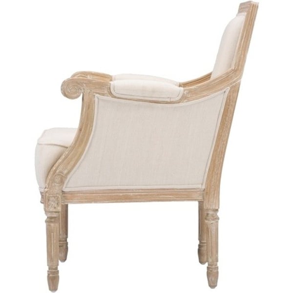 Baxton Studio Light Beige 25.4 in W Cotton Seat - 112-6024