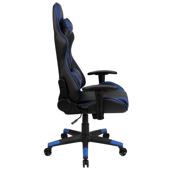 Flash Furniture Leather Gaming Chair, Blue - CH-187230-1-BL-GG