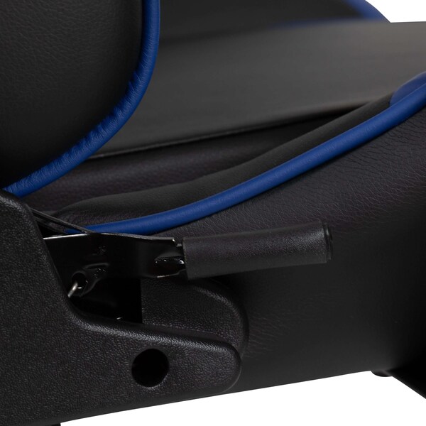 Flash Furniture Leather Gaming Chair, Blue - CH-187230-1-BL-GG