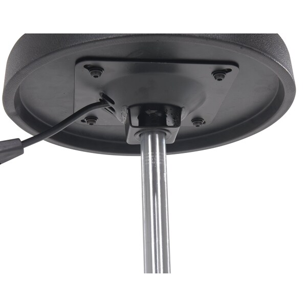 Vestil Ergonomic Work Chair, Adj. Height Stool 19 In - 27 In. - ESE-WS-1927