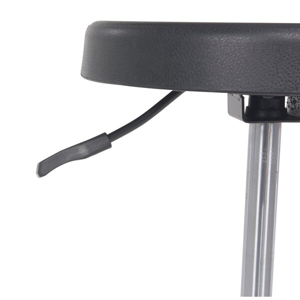 Vestil Ergonomic Work Chair, Adj. Height Stool 19 In - 27 In. - ESE-WS-1927