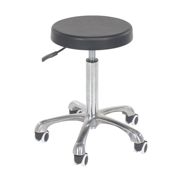 Vestil Ergonomic Work Chair, Adj. Height Stool 19 In - 27 In. - ESE-WS-1927