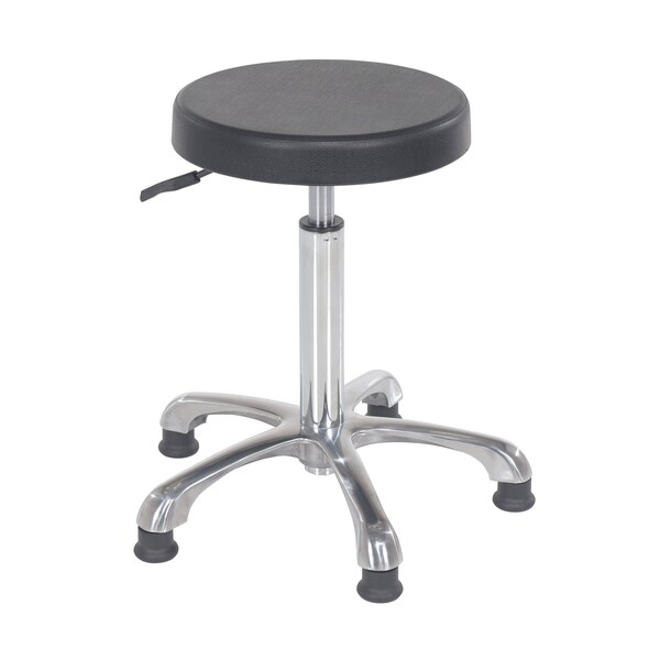 Vestil Ergonomic Work Chair, Adj. Height Stool 19 In - 27 In. - ESE-WS-1927