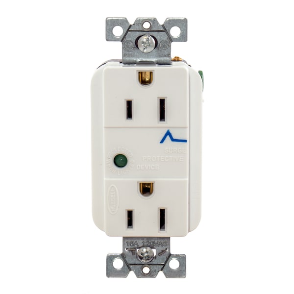 Hubbell Wiring Device-Kellems Surge Protection Receptacles HBL5260WSA - HBL5260WSA