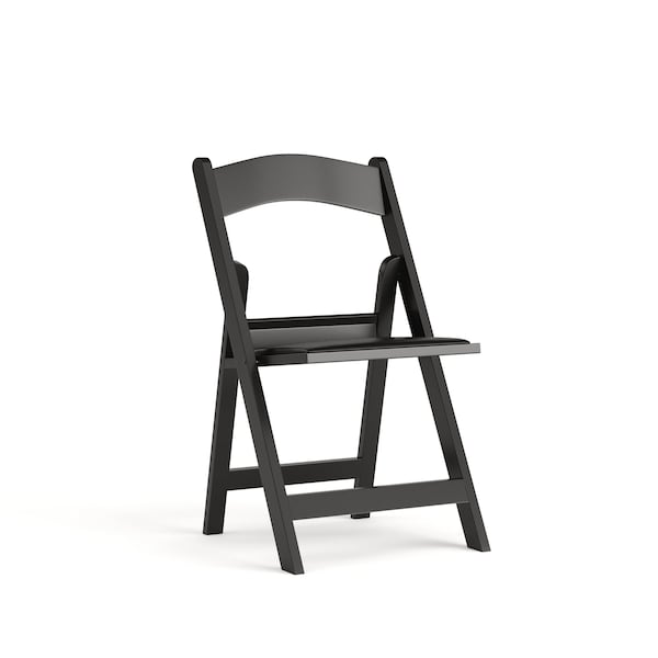 Flash Furniture Resin Folding Chair, Black - LE-L-1-BLACK-GG