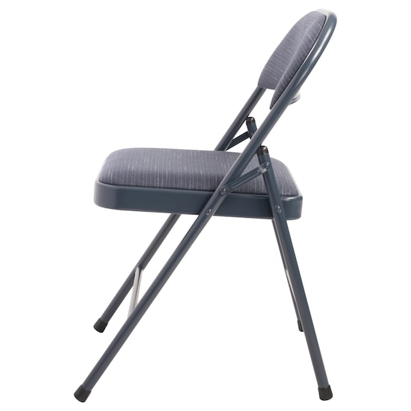 Commercialine Fabric Padded Folding Chair, Star Trail Blue, PK4 - 974
