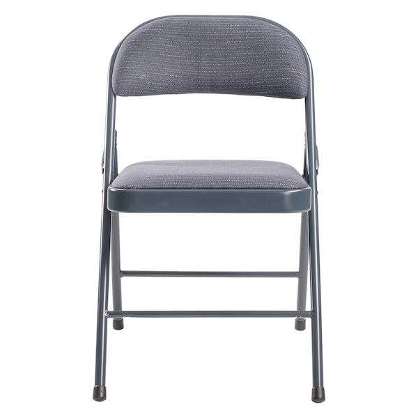 Commercialine Fabric Padded Folding Chair, Star Trail Blue, PK4 - 974