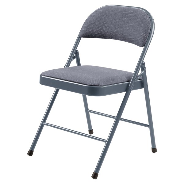 Commercialine Fabric Padded Folding Chair, Star Trail Blue, PK4 - 974